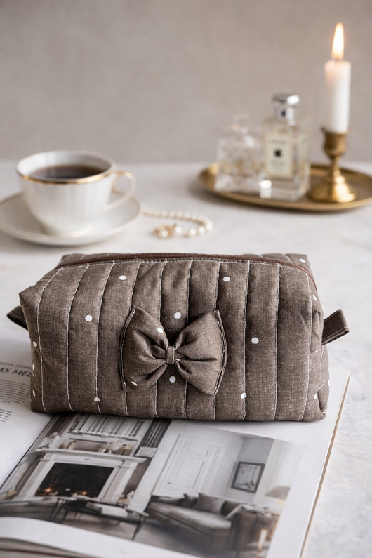 kosmetyczki Kosmetyczka z kokardą