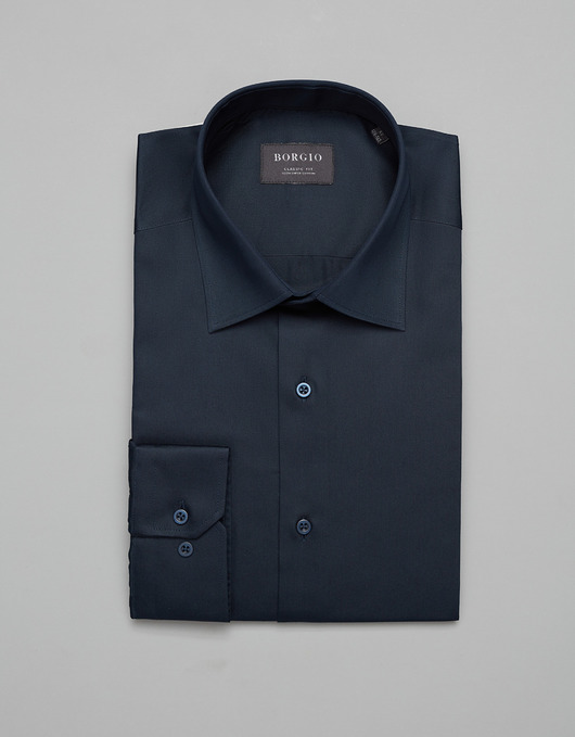 koszule męskie Koszula męska simeria 00382 granatowy classic fit