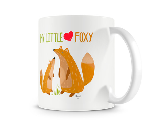 kubek. my little foxy Love Life and Forest