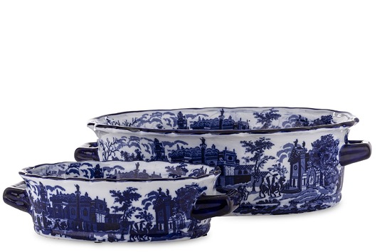 kwietniki Osłonka 2 szt. ceramiczna 14x49x31 i 9x34x20 cm GHARA-V podłużne