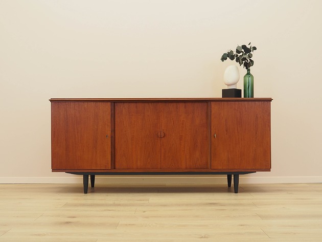 komody Sideboard tekowy, duński design, lata 70, produkcja: Dania