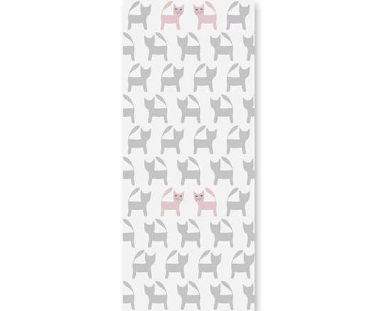 Tapeta dziecięca Cats Pink Humpty Dumpty Room Decoration
