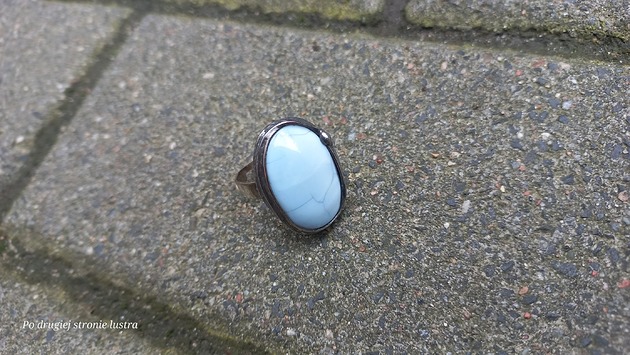 pierścionki - różne Opal - pierścionek regulowany