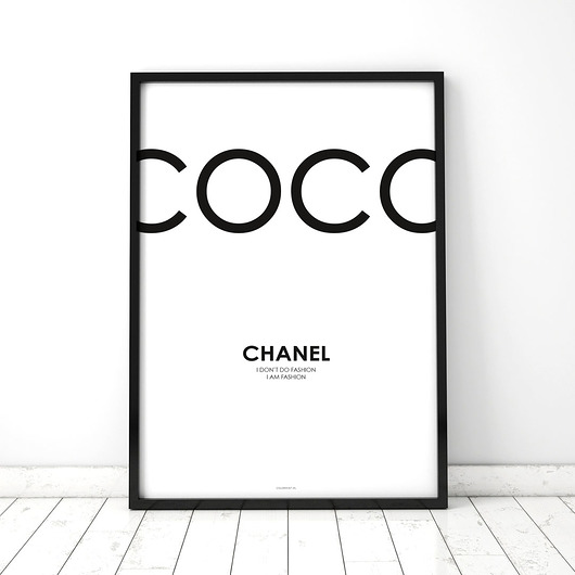 Plakat COCO CHANEL 3 COLORMINT