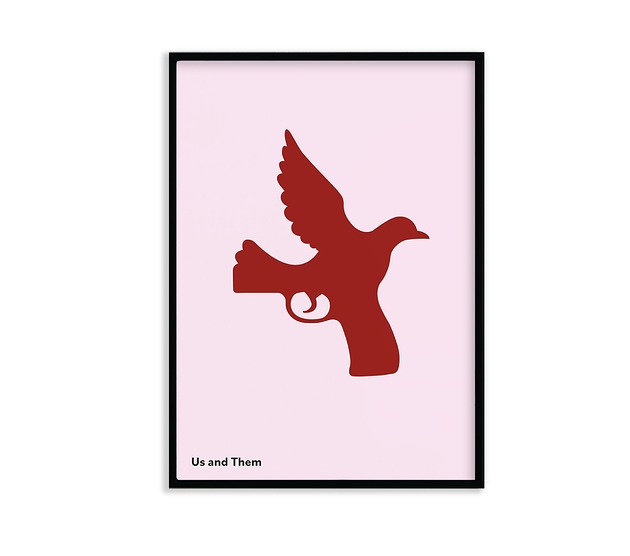 plakaty Plakat - Us and Them inspirowany Pink Floyd