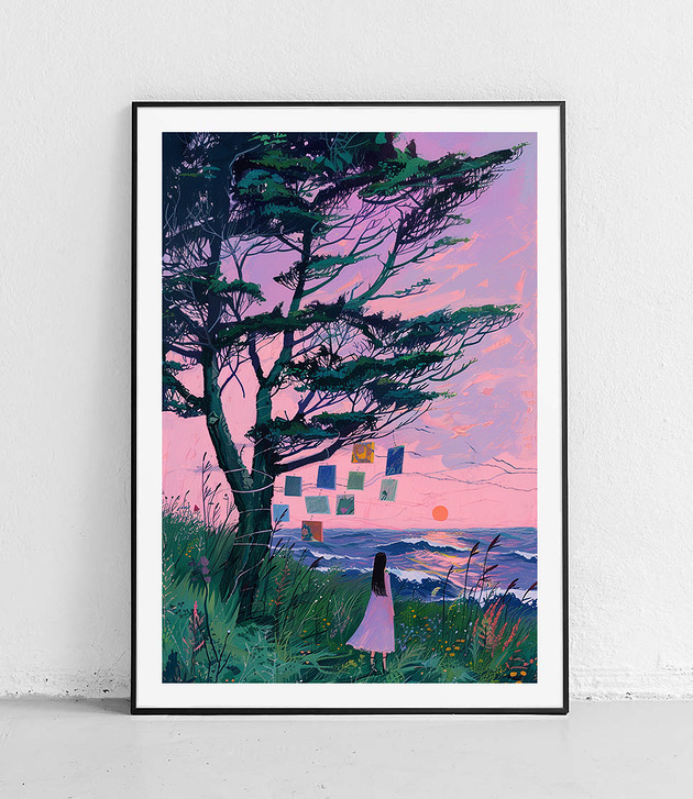 plakaty Plakat Wspomnienia nad morzem