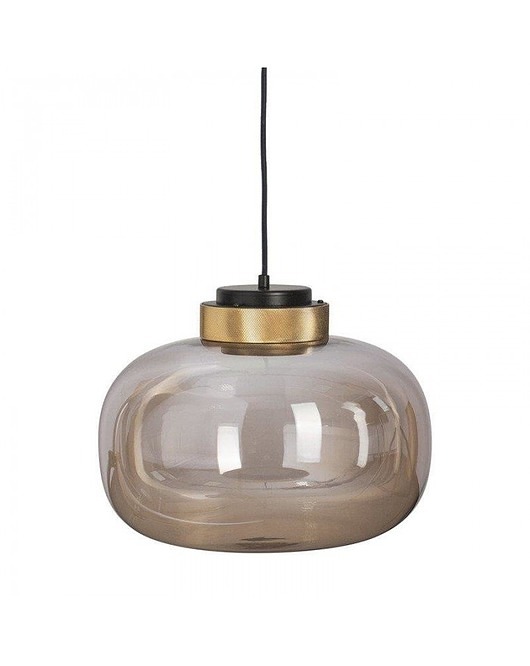 Lampa Wisząca Szklana Mirror Bursztynowa MIA home