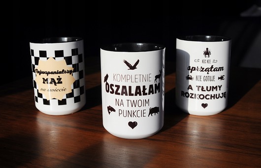 kubki Kompletnie oszalałam .., kubek na walentynki