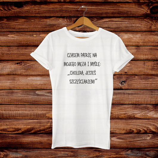 Koszulka "Czasem patrzę" ROZMIAR M FarrowDesign