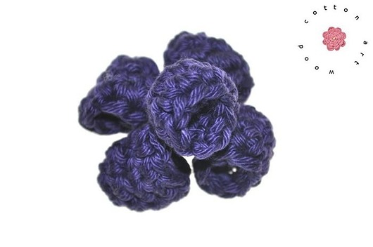 Owoce szydełkowe -jeżyny Cotton Art Wood