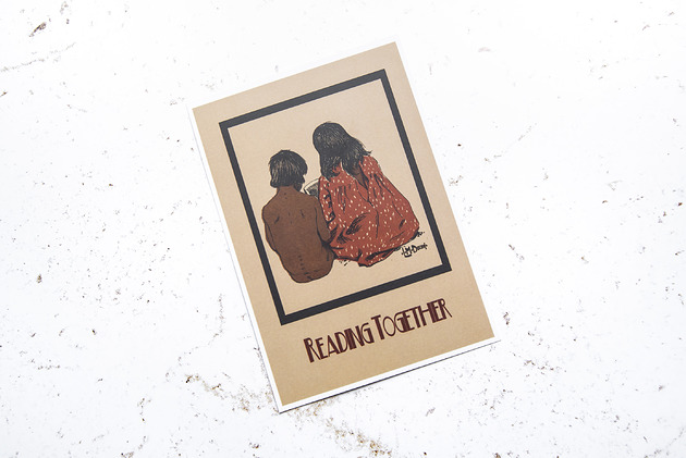 Kartka Premium - Reading Together Galeria LueLue