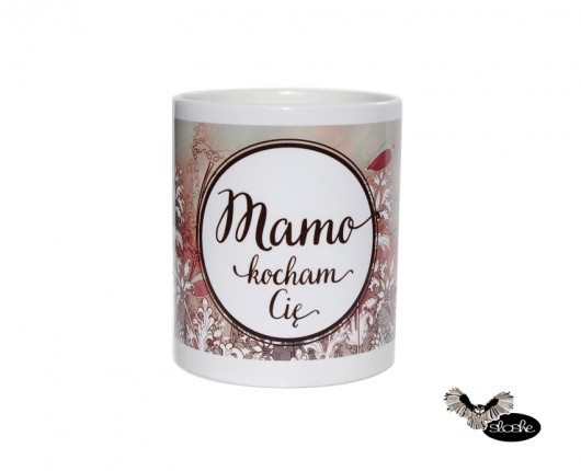 Mamo Kocham Cię, kubek 330ml Sowia Aleja