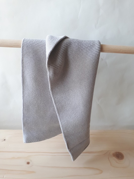 fartuchy kuchenne Ręcznik kuchenny tkany  jasny szary