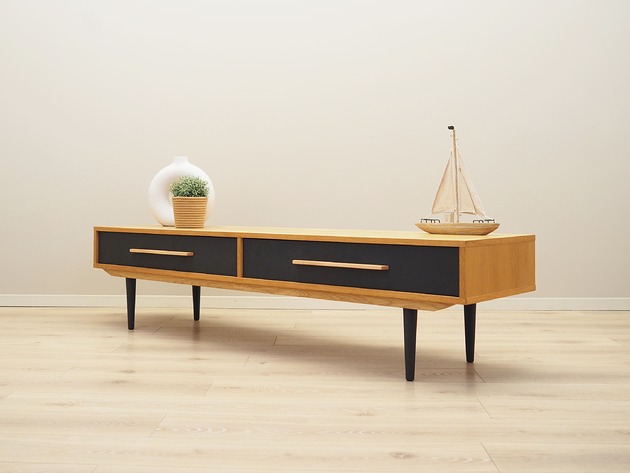 komody Lowboard dębowy, skandynawski design