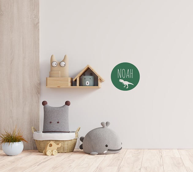 naklejki ścienne do pokoju dziecka Naklejki na drzwi IMIĘ + WYBRANY MOTYW