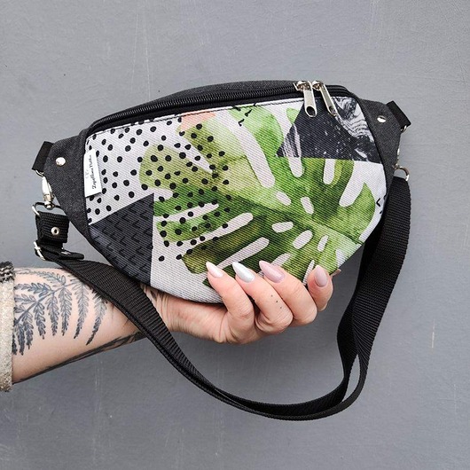 saszetka nerka Nerka liść monstery