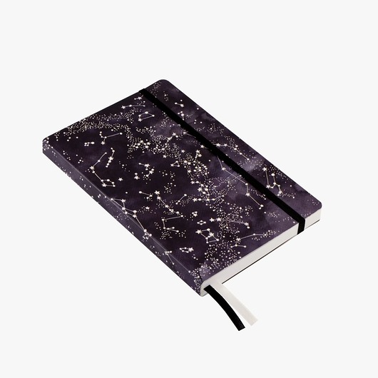 Starry Night -notes w kropki,Bullet Journal (A5) Devangari Art