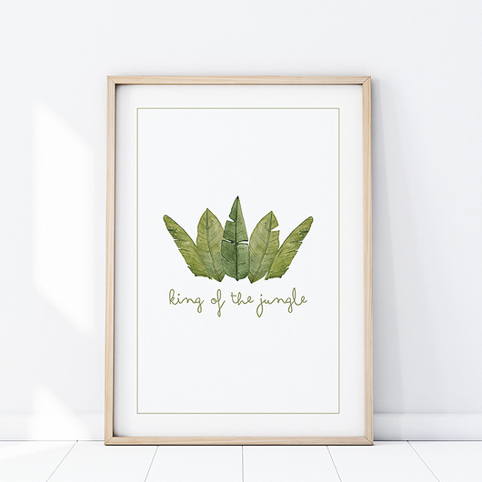 obrazy i plakaty do pokoju dziecięcego PLAKAT JUNGLE P369