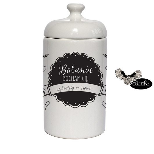 Babuniu, Kocham Cię.. pojemnik 500ml Sowia Aleja