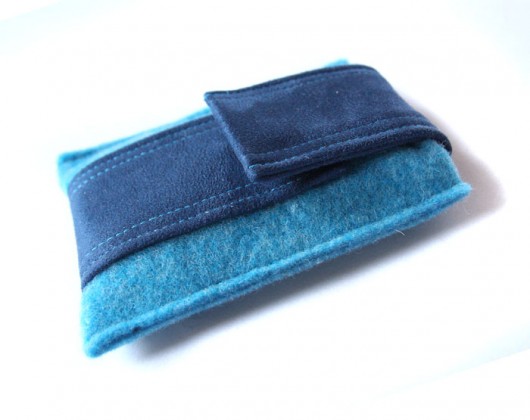 etui - turquoise&navy blue - elfagado