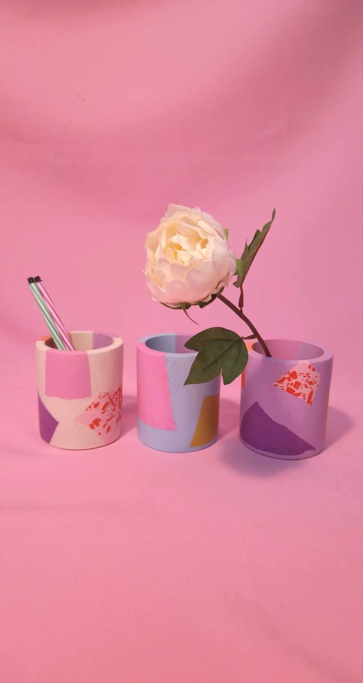 przechowywanie - różne Kubek, okrągły pojemnik na akcesoria, na biurko, do łazienki