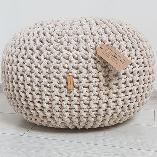 pufa dla dziecka Pufa BIG NORWAY ze sznurka bawełnianego 9mm