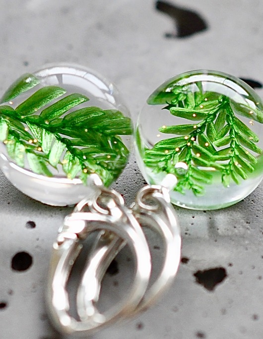 Kolczyki srebrne las Grol Jewellery
