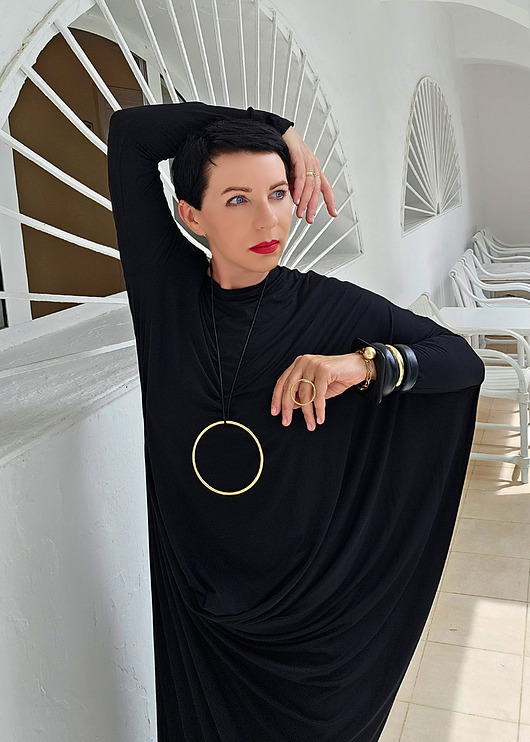 sukienki midi damskie New Dress woda asymetric