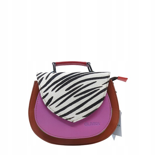 torby na ramię Torebka damska skórzana 4w1 obrotowa klapka, rączka, pasek unikatowa OLIVKA