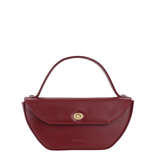 torebki do ręki Torebka skórzana MIA - BURGUND