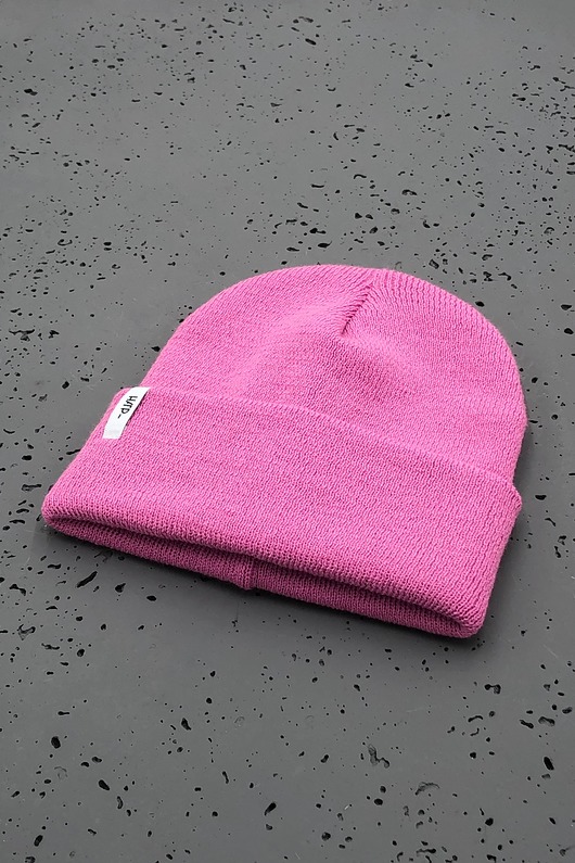 czapki damskie Czapka beanie różowa
