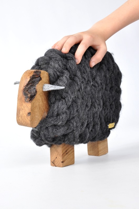 figurki i rzeźby Baranek MERINO - duży - POJEDYNCZY EGZEMPLARZ