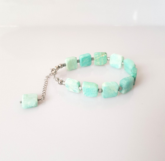 bransoletki z kamieni naturalnych Bransoletka z Amazonitem