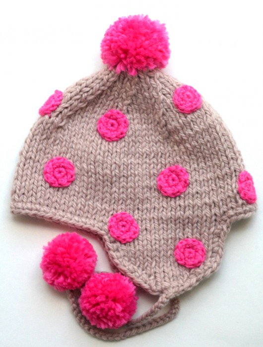Radosna czapka - uszatka dla dzieci Handymadegirl