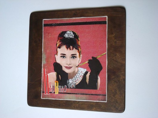 Hepburn RED collage misha szura