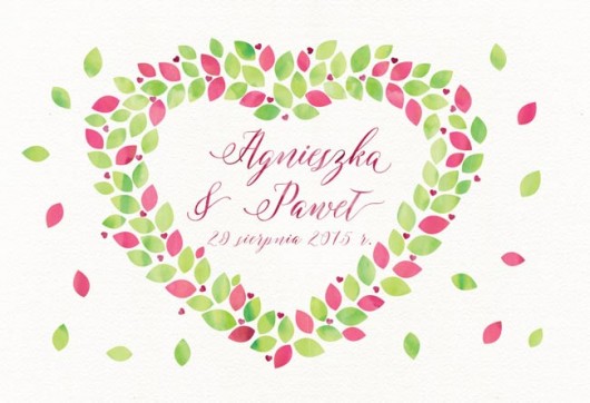 Gałązki - Artystyczny plakat wpisów gości  Pankmat