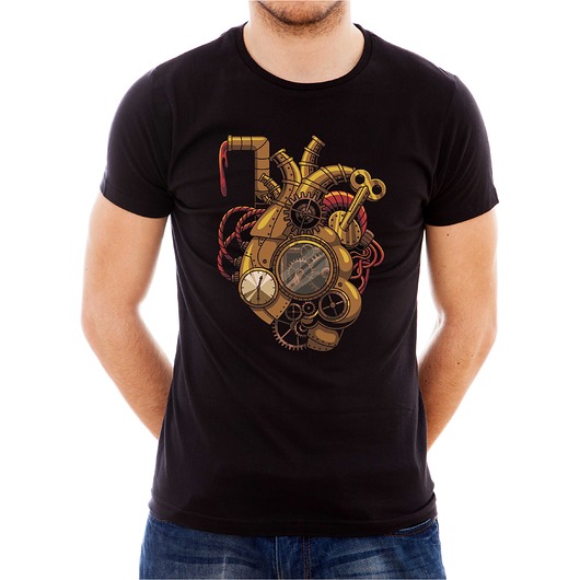 t-shirty męskie Koszulka  z nadrukiem Mechanic heart
