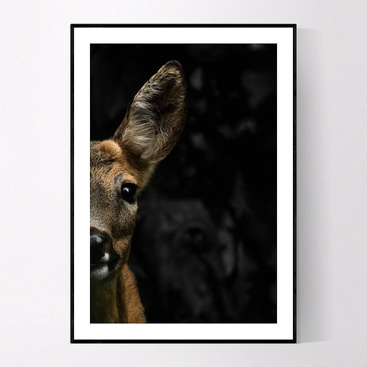Plakat Portret jelenia MUKKO