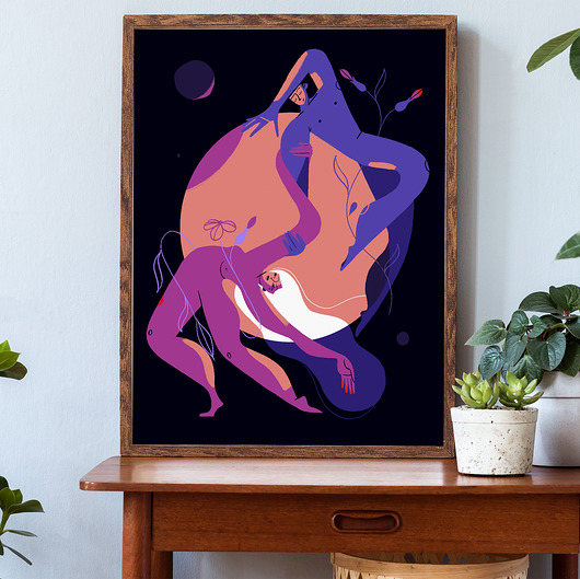 plakaty Plakat Pink Supermoon