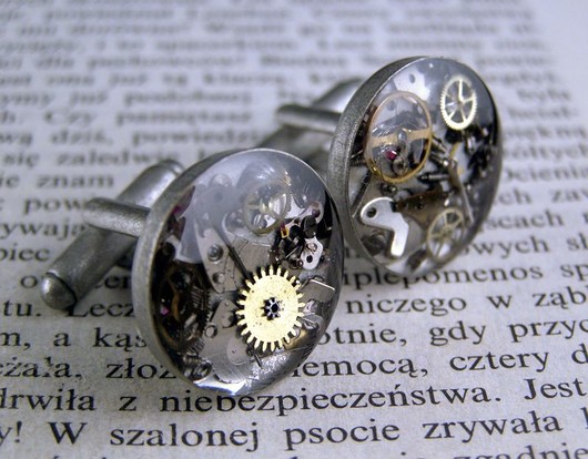 Mechaniczne spinki 386 Zegarynki