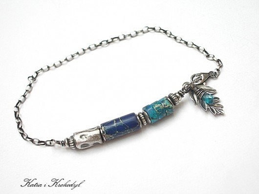 caribbean blue  -bransoletka Katia i krokodyl