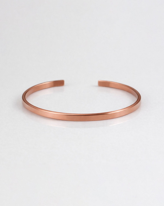 bransoletki - inne Prosta - miedziana bransoletka - outlet*