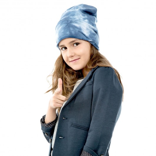 Wygodna Czapka Beanie DRES Granat Denim CADOaccessories