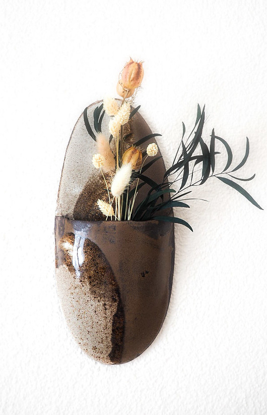 wazony Ceramiczny wazon na ścianę kolekcja VILLAGE