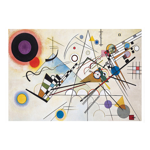 kartki okolicznościowe - wydruki Kartka Premium - Wassily Kandinsky "Kompozycja VIII"