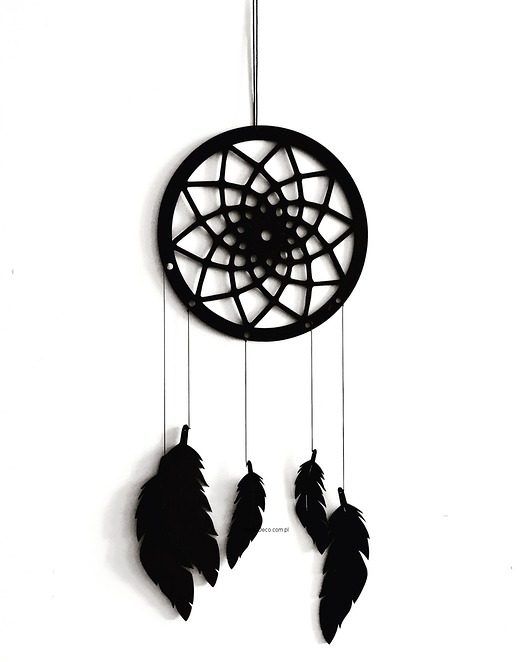 łapacze snów Łapacz Snów 20 cm czarny 