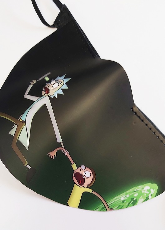Maska ochronna półprzyłbica wzór Rick Morty M GAWOR