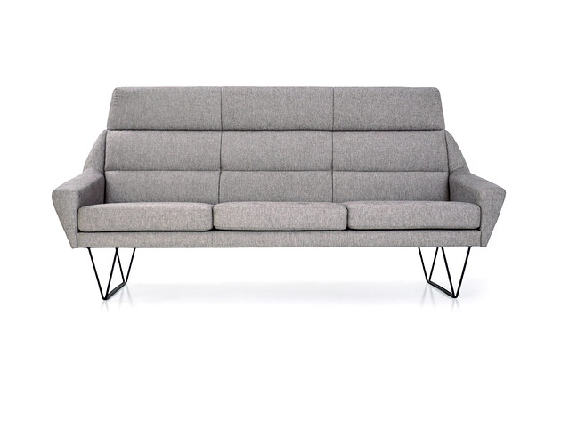 sofy i szezlongi Sofa MANDAL szara, skandynawski design