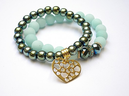 Blue heart - duo KiKa pracownia