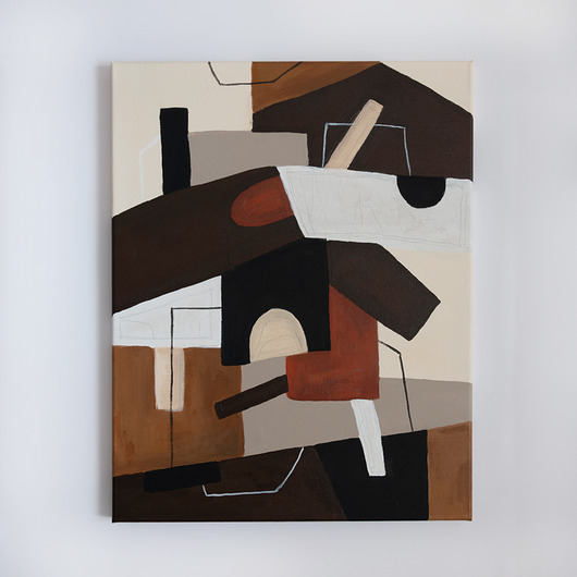 obrazy ORYGINAŁ. Obraz na płótnie - MIASTO 1, 40x50 cm